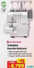 SİNGER 14SH654 OVERLOK MAKİNESİ